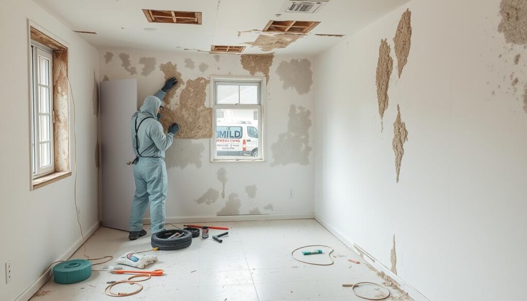 Drywall mold abatement