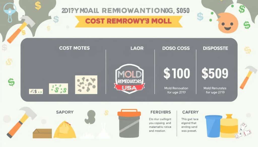 Mold removal cost breakdown