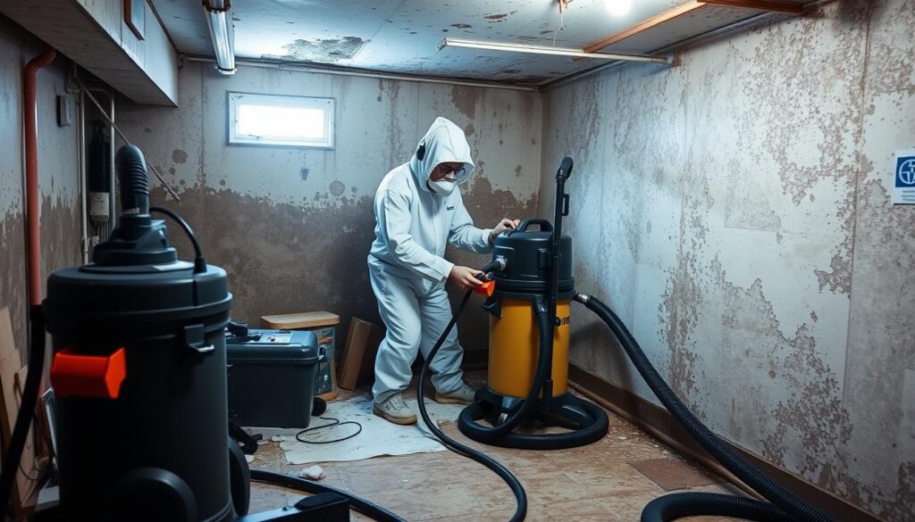 Professional mold remediation