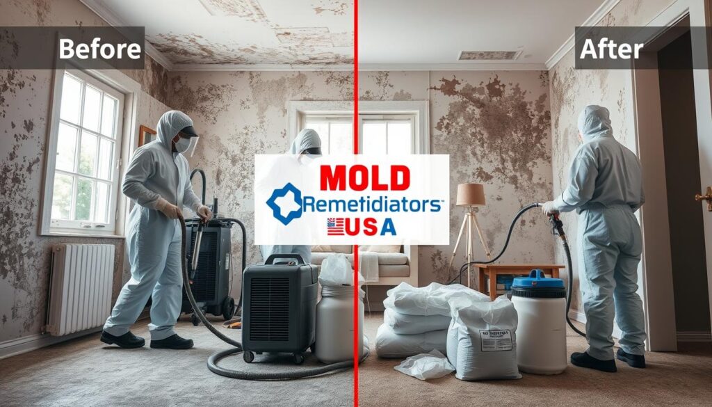 Professional mold remediation