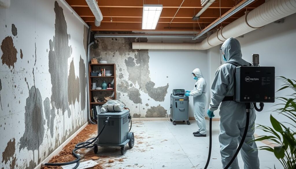 Rapid response in mold remediation