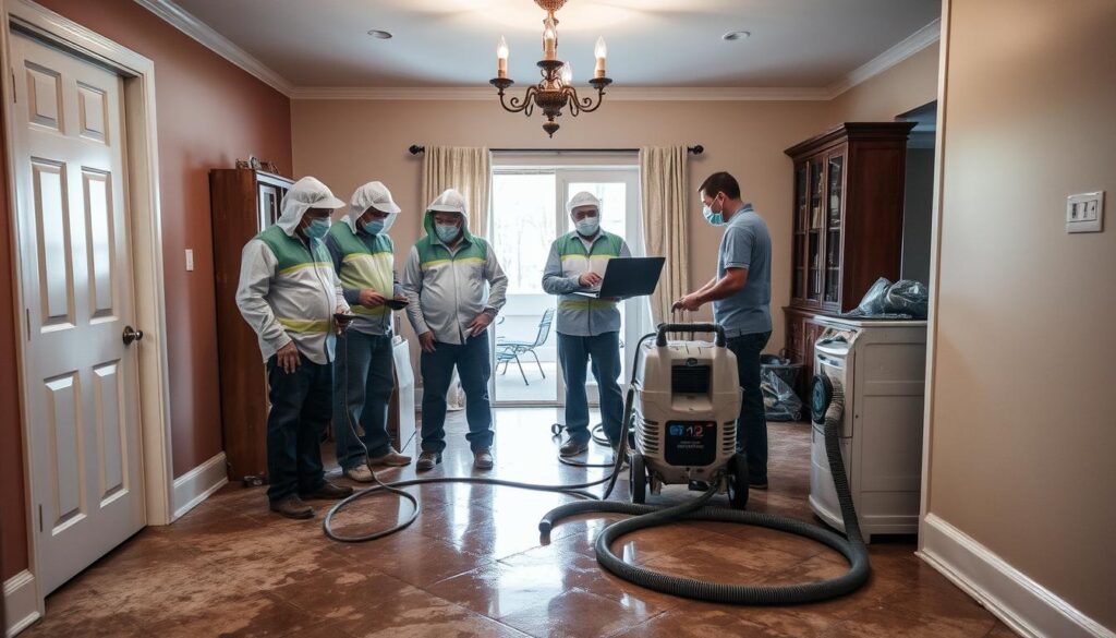 SERVPRO water damage restoration