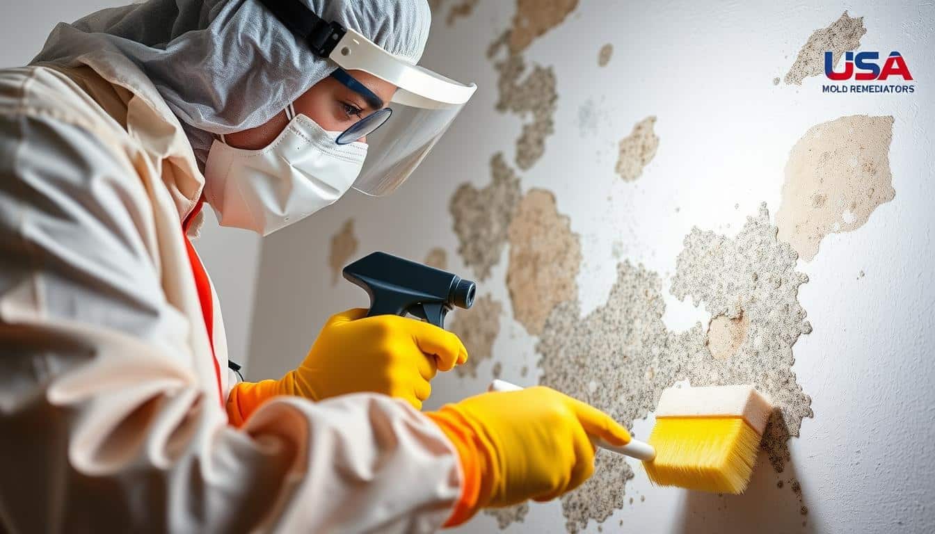 how to treat mold on drywall