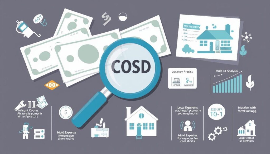 Mold testing cost factors