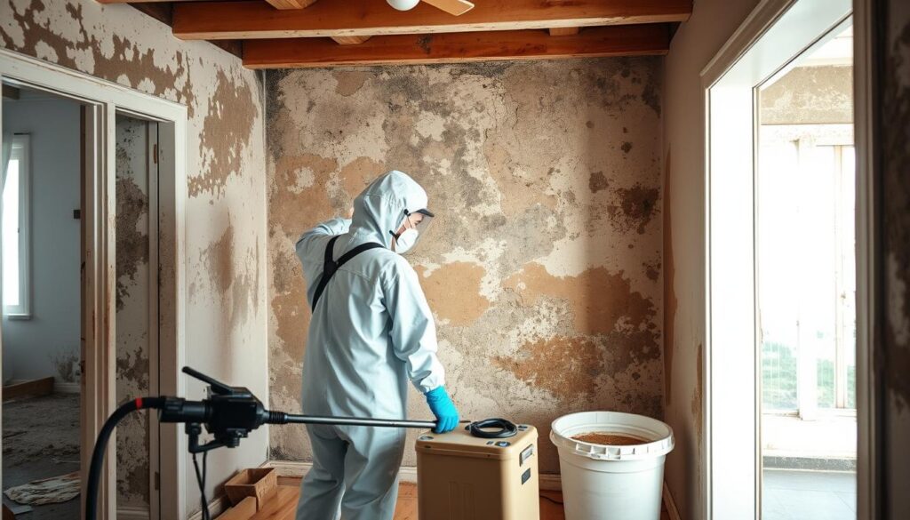 Professional mold removal