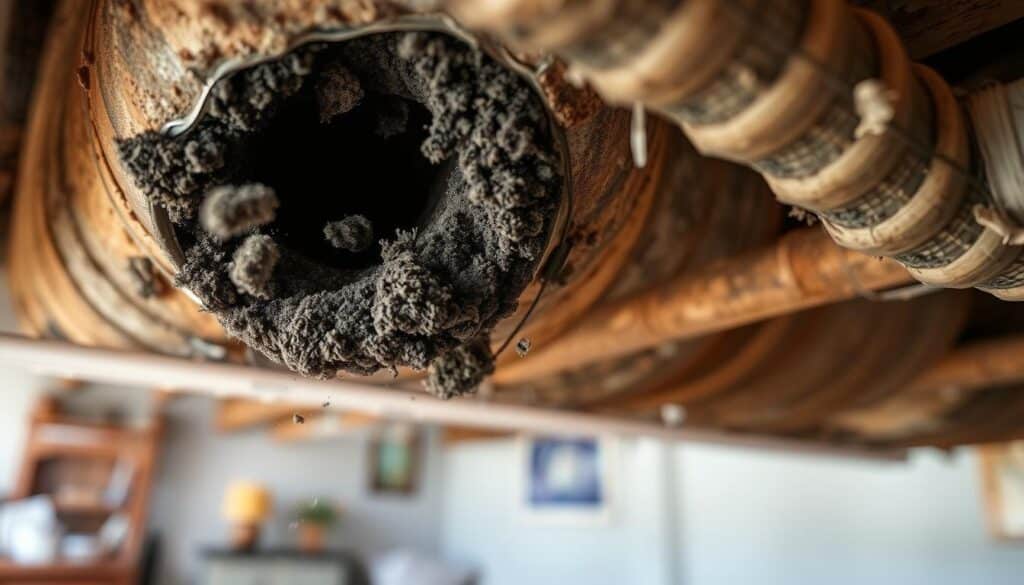 Signs of moldy air ducts