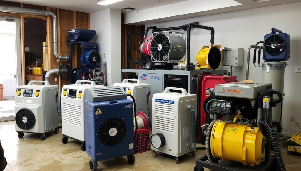 Water damage repair equipment